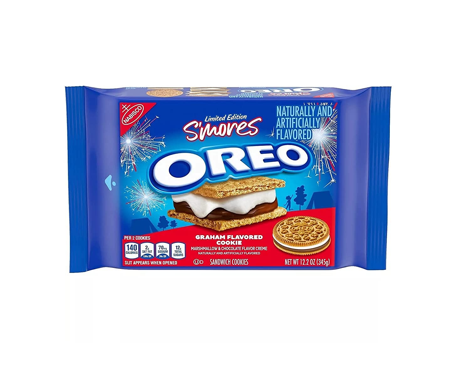 image:imageOreo Double Stuf Chocolate Sandwich Cookies Family Size 1871 oz122 Ounce Pack of 1