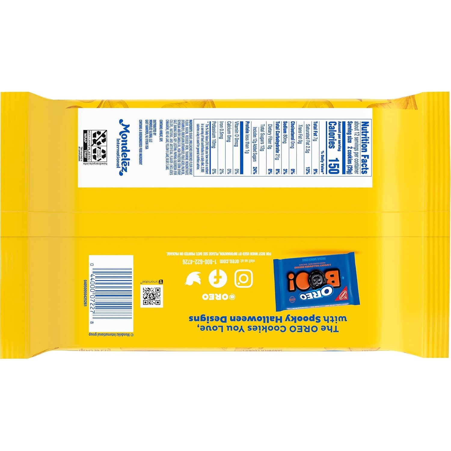 image:imageOreo Double Stuf Chocolate Sandwich Cookies Family Size 1871 oz122 Ounce Pack of 1