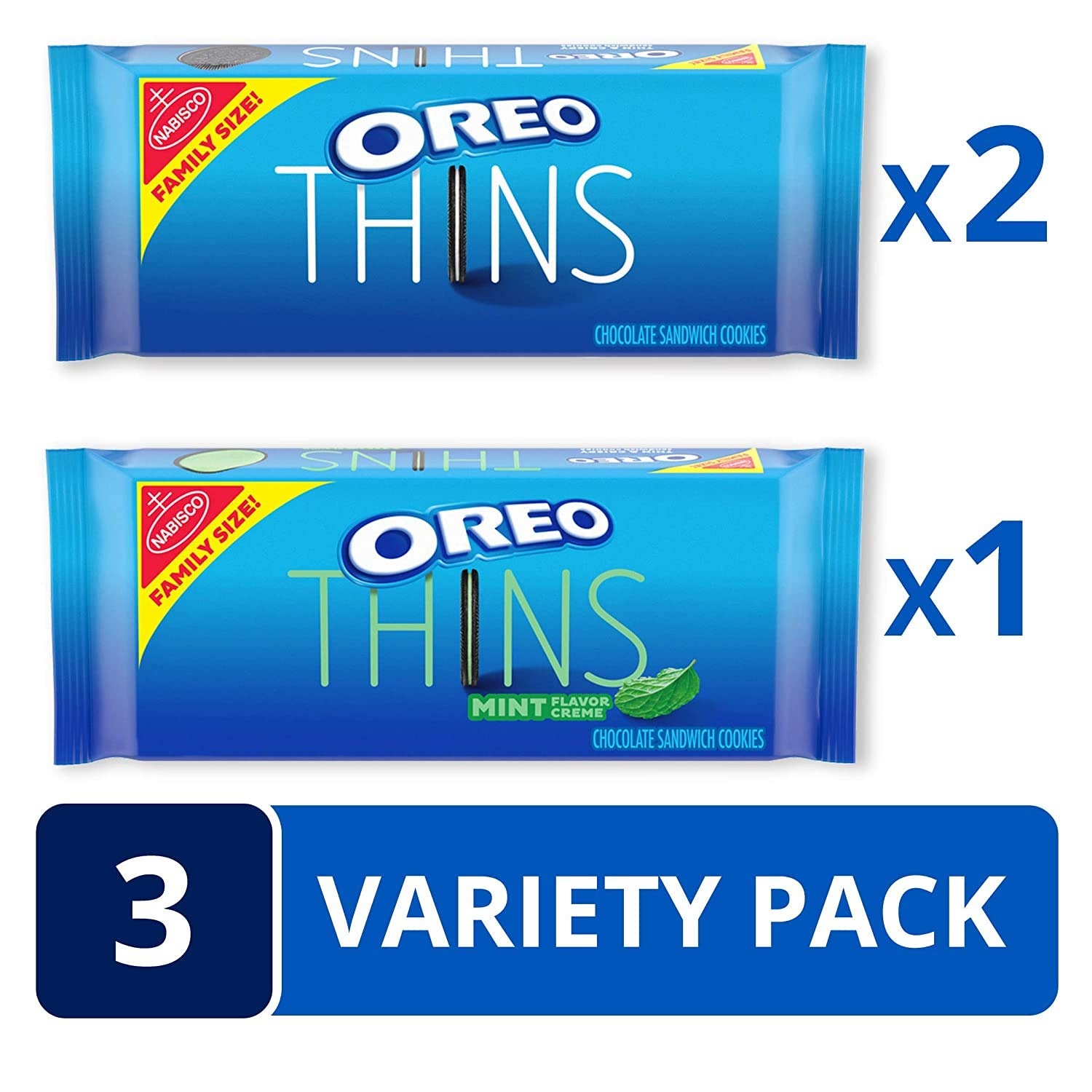 image:imageOreo Double Stuf Chocolate Sandwich Cookies Family Size 1871 oz131 Ounce Pack of 3