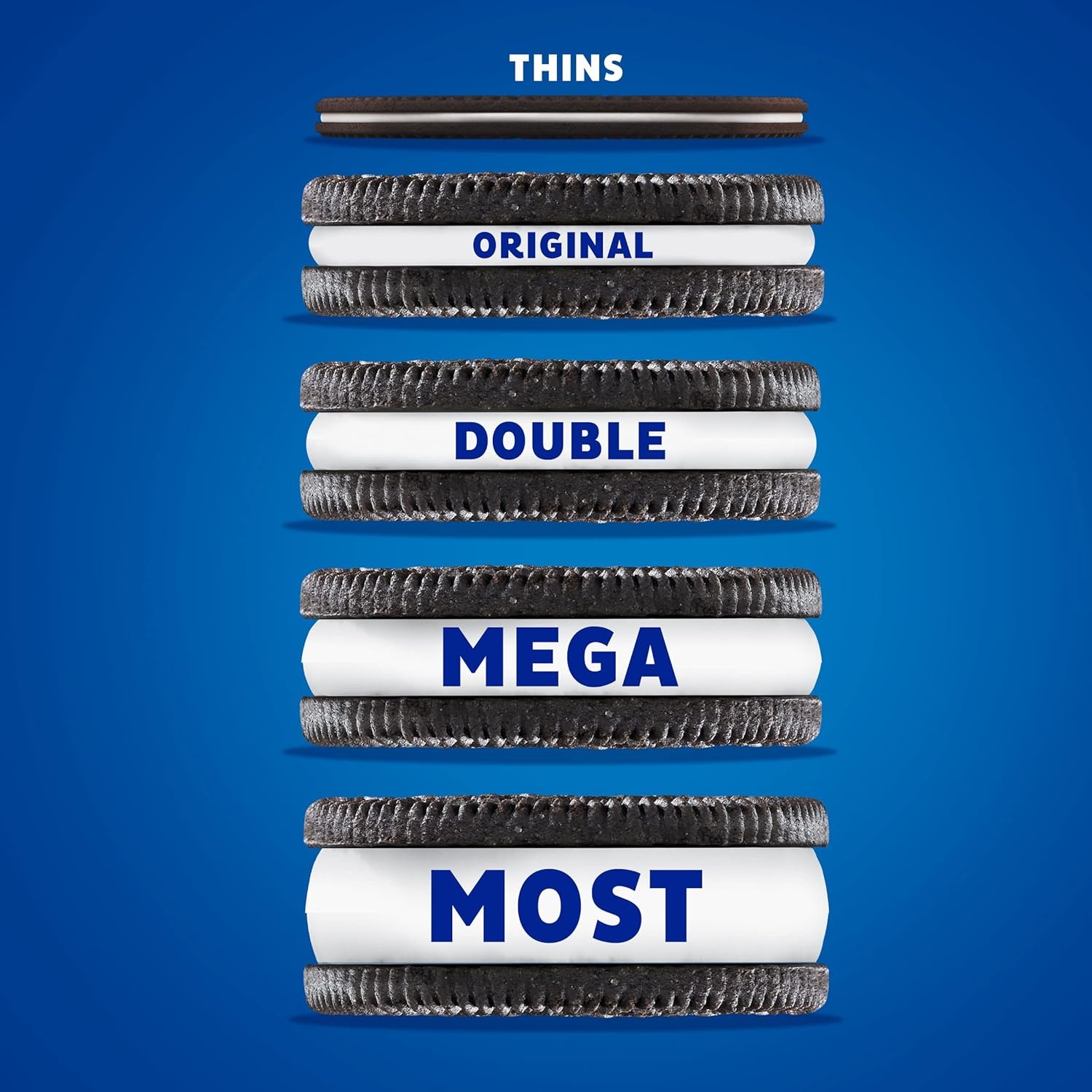 image:imageOreo Double Stuf Chocolate Sandwich Cookies Family Size 1871 oz134 Ounce Pack of 1