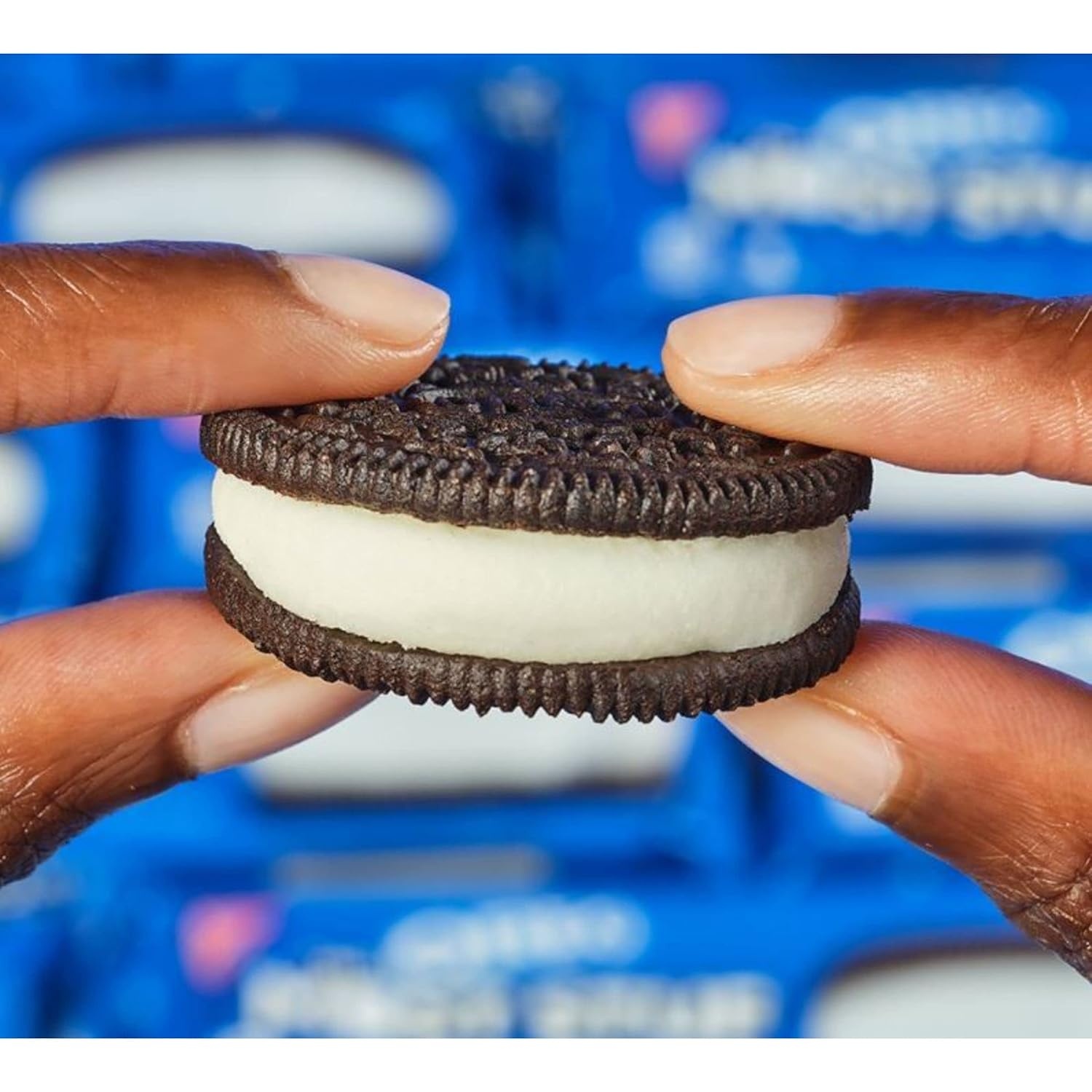 image:imageOreo Double Stuf Chocolate Sandwich Cookies Family Size 1871 oz134 Ounce Pack of 1