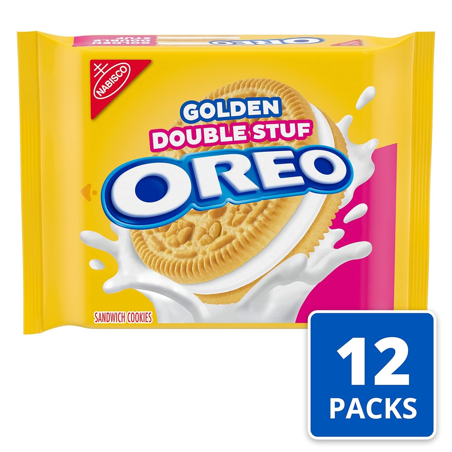 image:imageOreo Double Stuf Chocolate Sandwich Cookies Family Size 1871 oz1403 Ounce Pack of 12