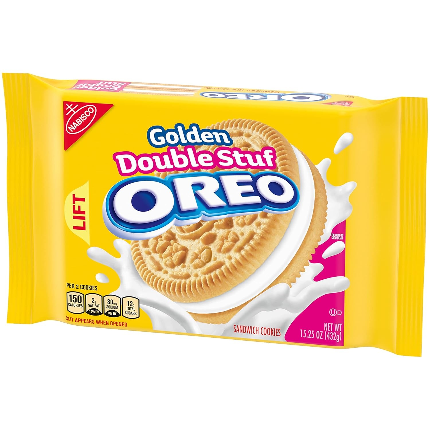 image:imageOreo Double Stuf Chocolate Sandwich Cookies Family Size 1871 oz1525 Ounce Pack of 12