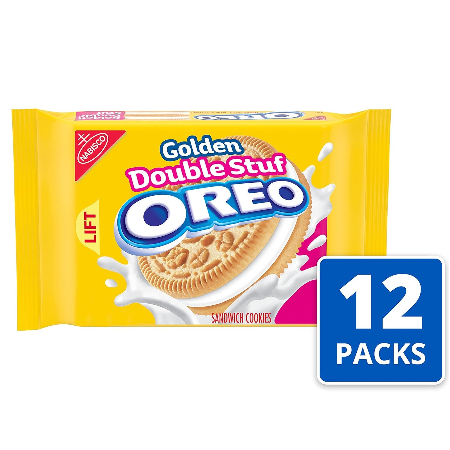 image:imageOreo Double Stuf Chocolate Sandwich Cookies Family Size 1871 oz1525 Ounce Pack of 12