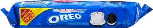 image:imageOreo Double Stuf Chocolate Sandwich Cookies Family Size 1871 oz17 Ounce Pack of 1
