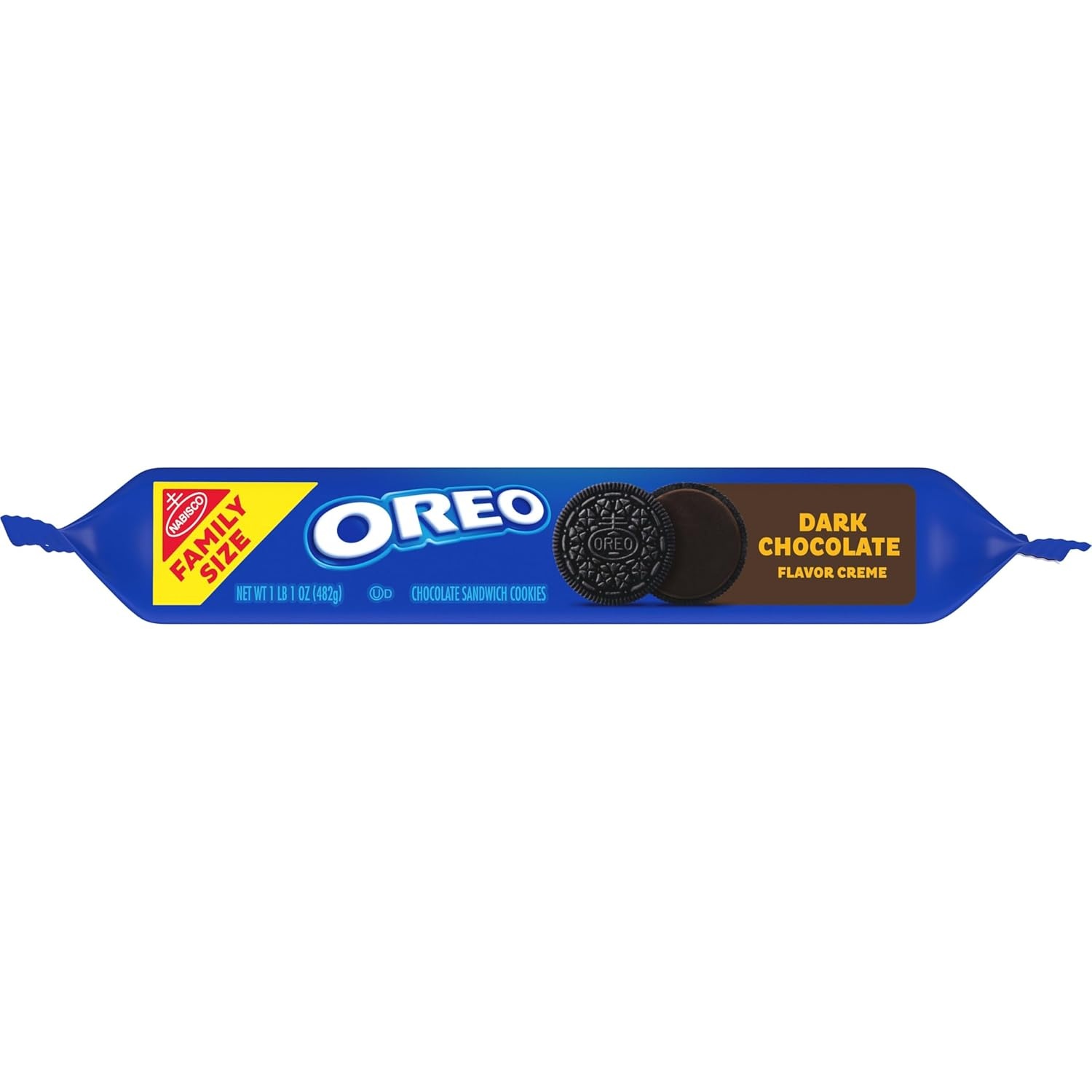 image:imageOreo Double Stuf Chocolate Sandwich Cookies Family Size 1871 oz17 Ounce Pack of 12