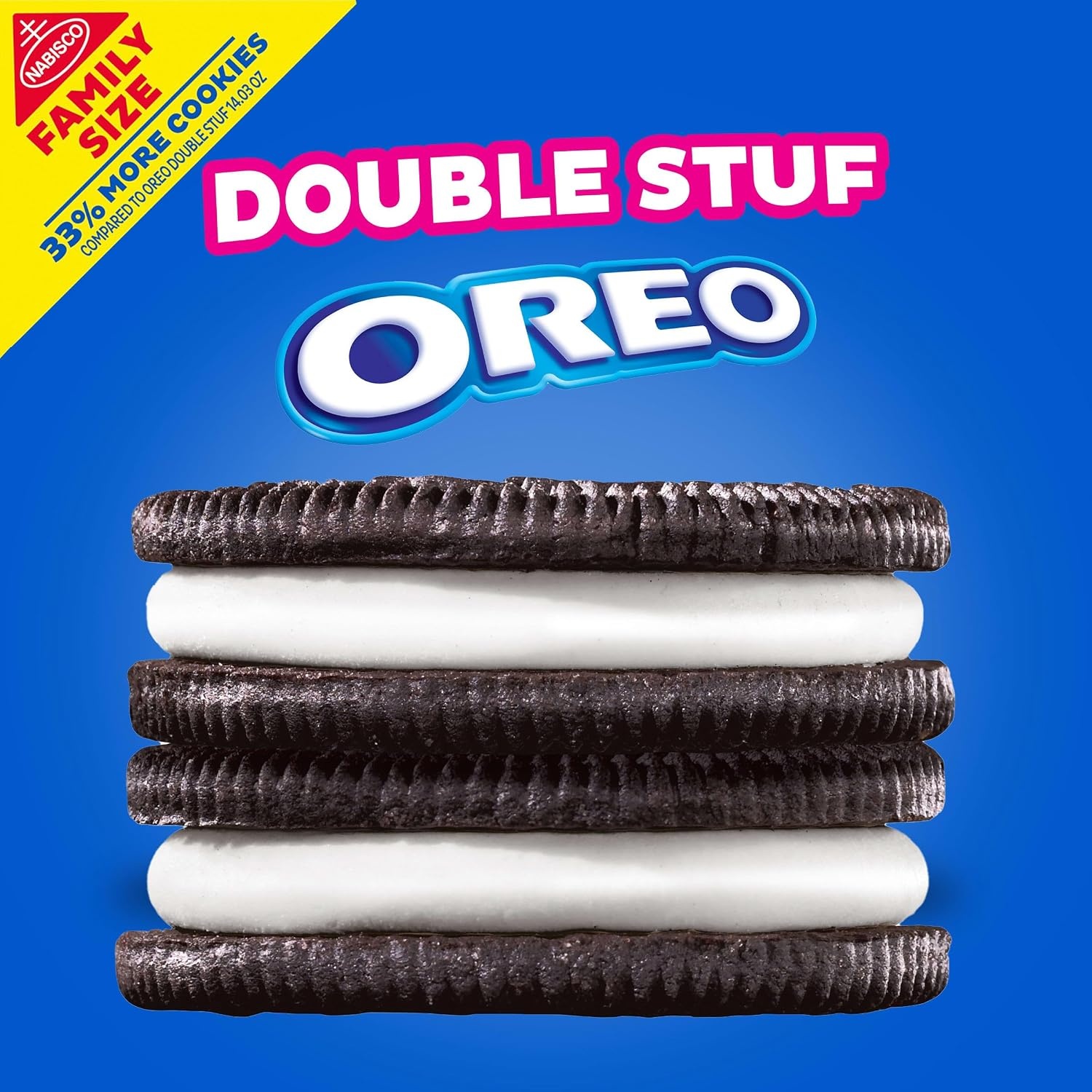 image:imageOreo Double Stuf Chocolate Sandwich Cookies Family Size 1871 oz1871 OZ