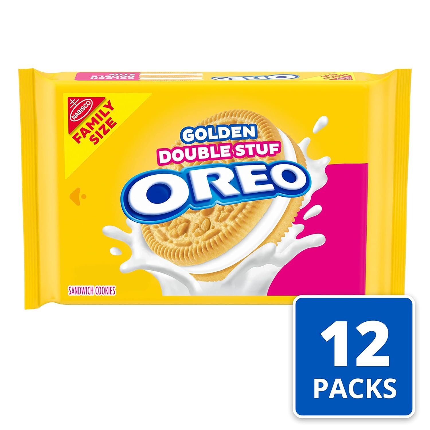 image:imageOreo Double Stuf Chocolate Sandwich Cookies Family Size 1871 oz1871 Ounce Pack of 12