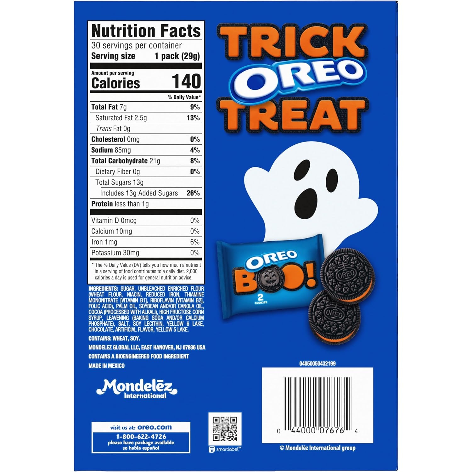 image:imageOreo Double Stuf Chocolate Sandwich Cookies Family Size 1871 oz2 Count Pack of 30