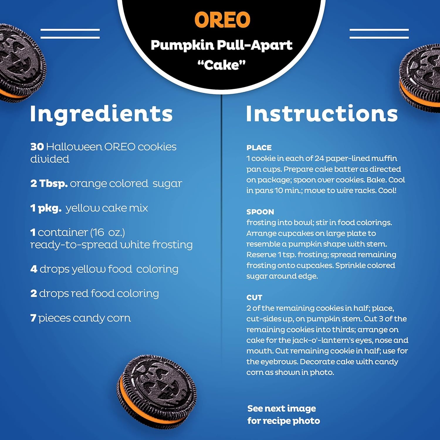 image:imageOreo Double Stuf Chocolate Sandwich Cookies Family Size 1871 oz2 Count Pack of 30