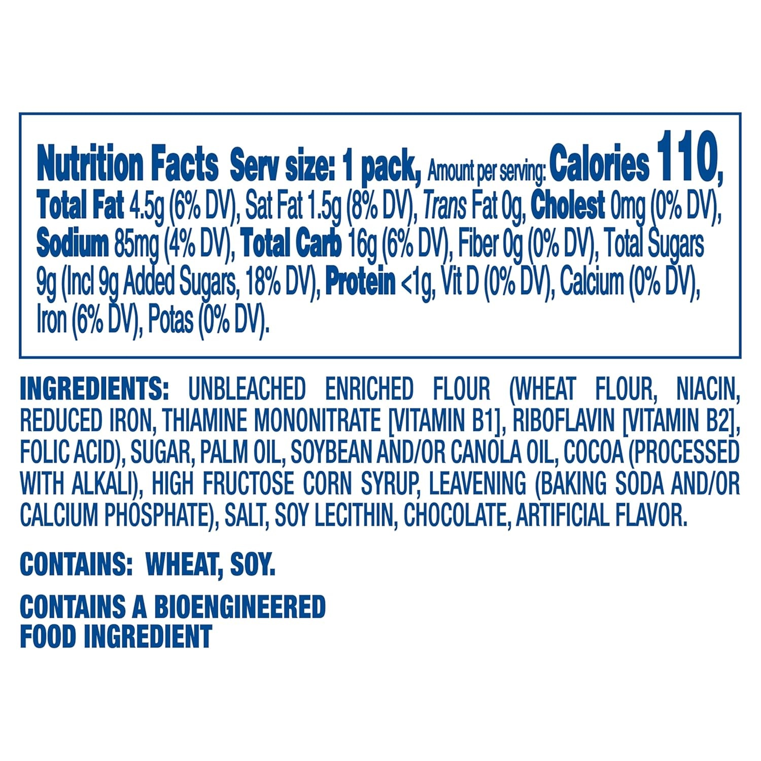 image:imageOreo Double Stuf Chocolate Sandwich Cookies Family Size 1871 oz20 Count Pack of 4