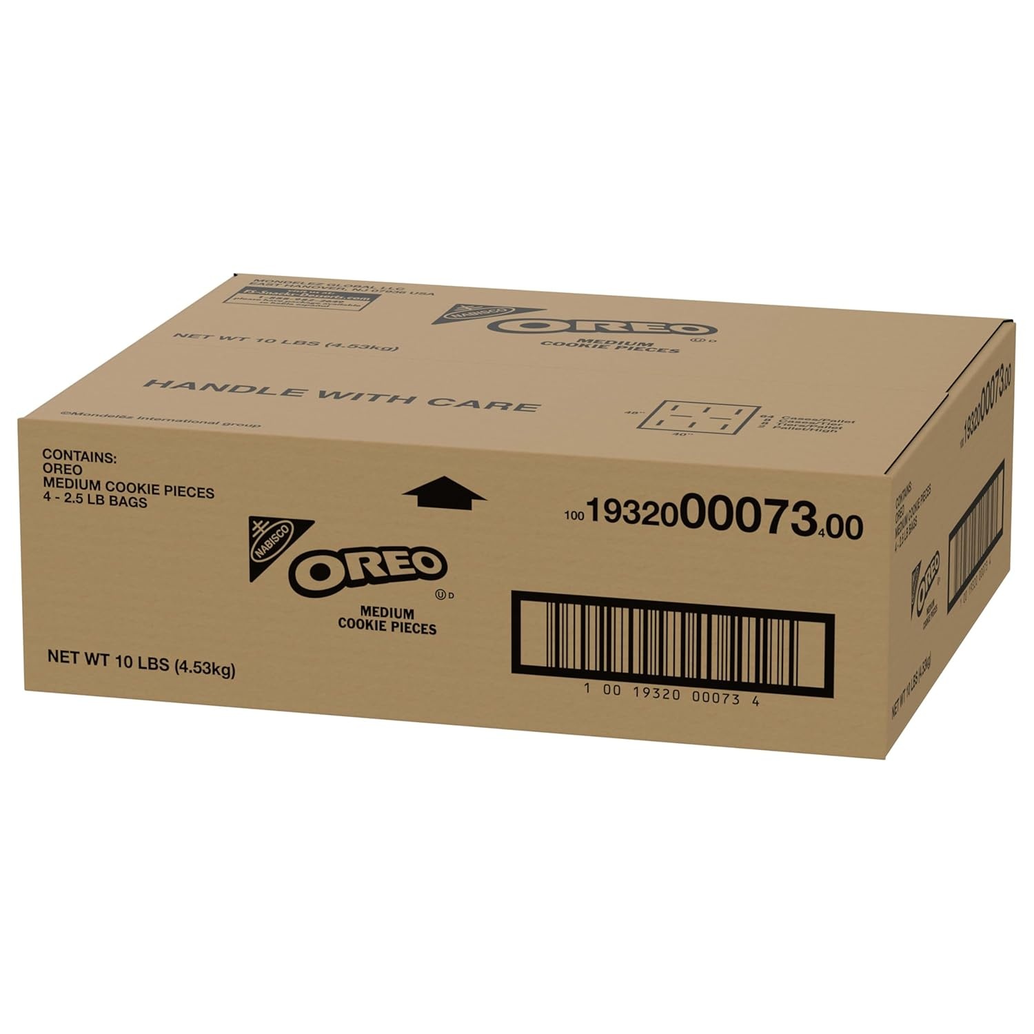 image:imageOreo Double Stuf Chocolate Sandwich Cookies Family Size 1871 oz25 Pound Pack of 4