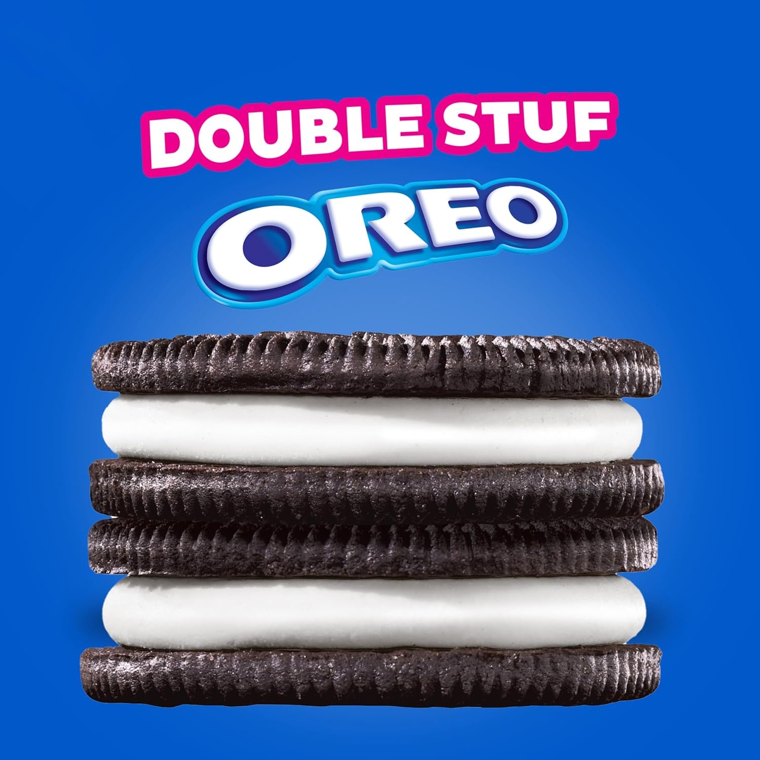 image:imageOreo Double Stuf Chocolate Sandwich Cookies Family Size 1871 oz41 Ounce Pack of 10