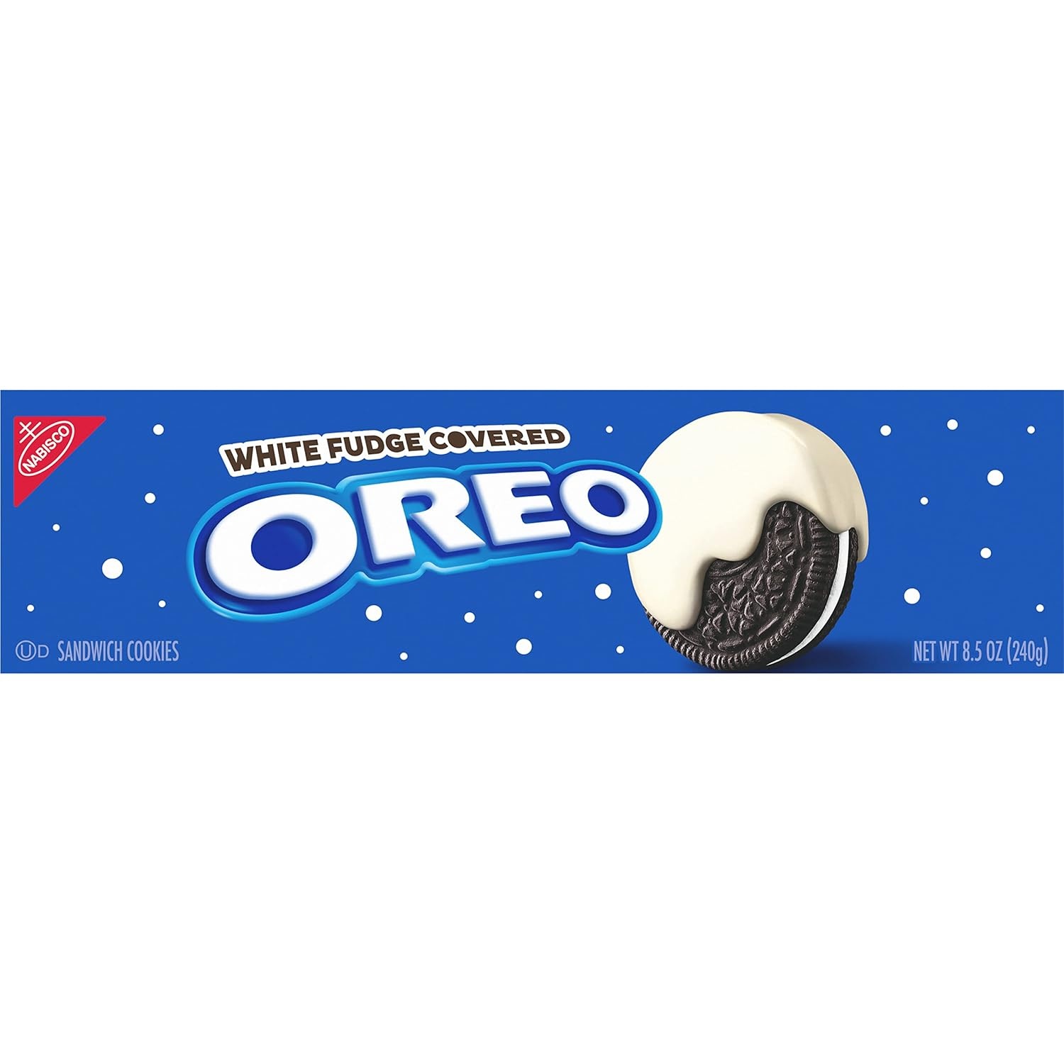 image:imageOreo Limited Edition Sandwich Cookies White Fudge Chocolate Covered 85 Ounce Pack of 4