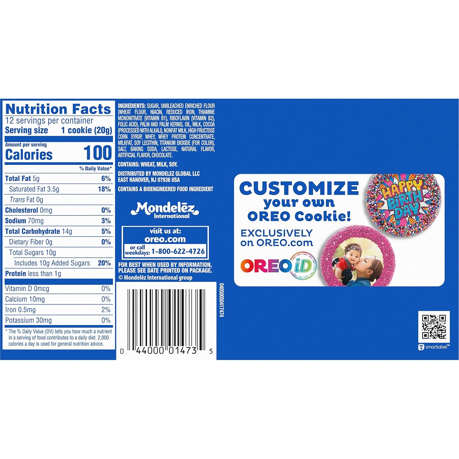 image:imageOreo Limited Edition Sandwich Cookies White Fudge Chocolate Covered 85 Ounce Pack of 4