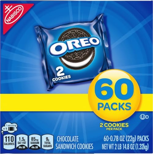 image:imageOreo Mega Stuf Chocolate Sandwich Cookies Family Size 176 Ounce078 Ounce Pack of 120