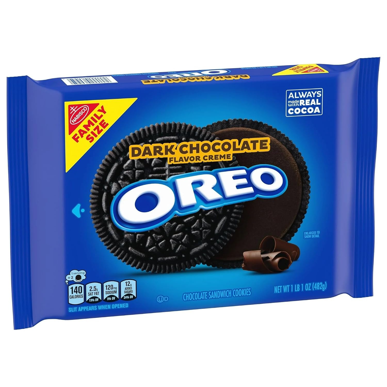 image:imageOreo Mega Stuf Chocolate Sandwich Cookies Family Size 176 Ounce106 Pound Pack of 1
