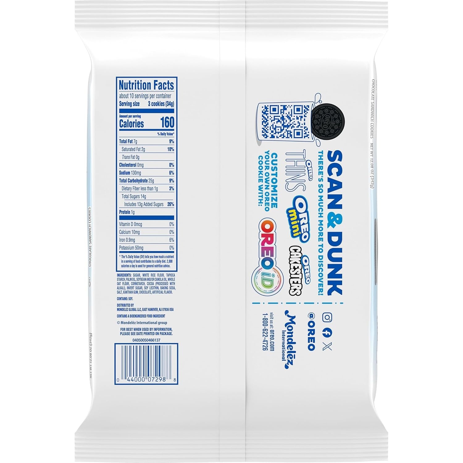 image:imageOreo Mega Stuf Chocolate Sandwich Cookies Family Size 176 Ounce1208 OZ