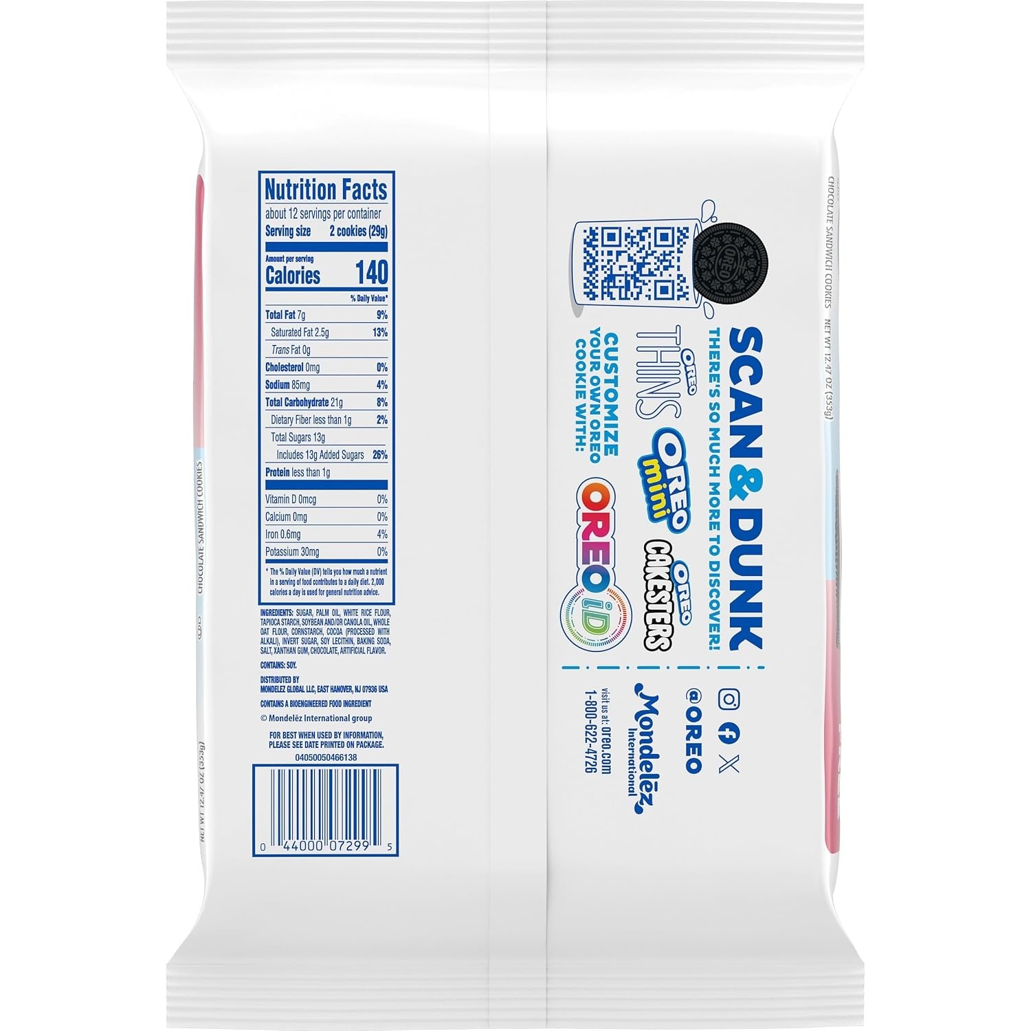 image:imageOreo Mega Stuf Chocolate Sandwich Cookies Family Size 176 Ounce1247 Ounce Pack of 1