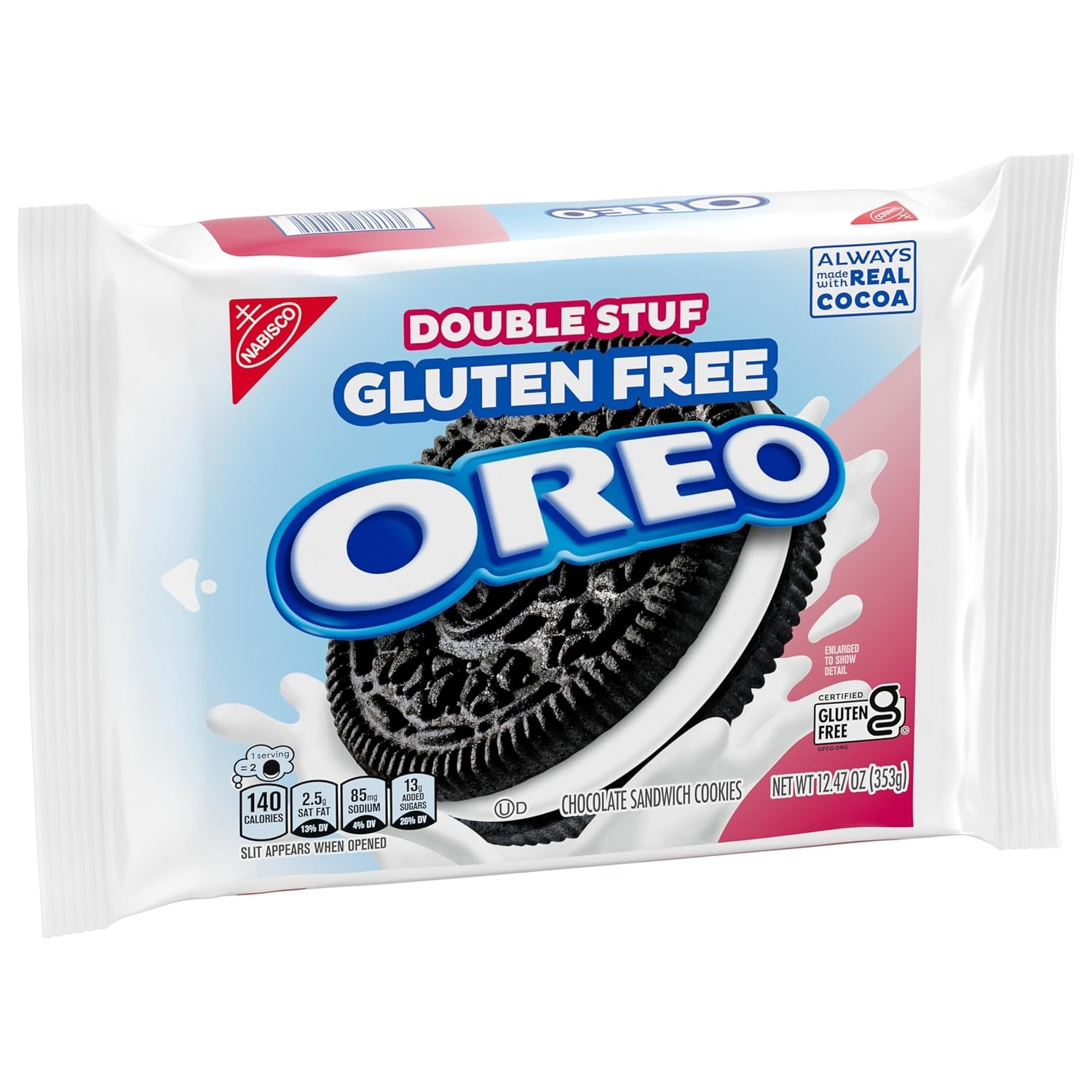image:imageOreo Mega Stuf Chocolate Sandwich Cookies Family Size 176 Ounce1247 Ounce Pack of 12