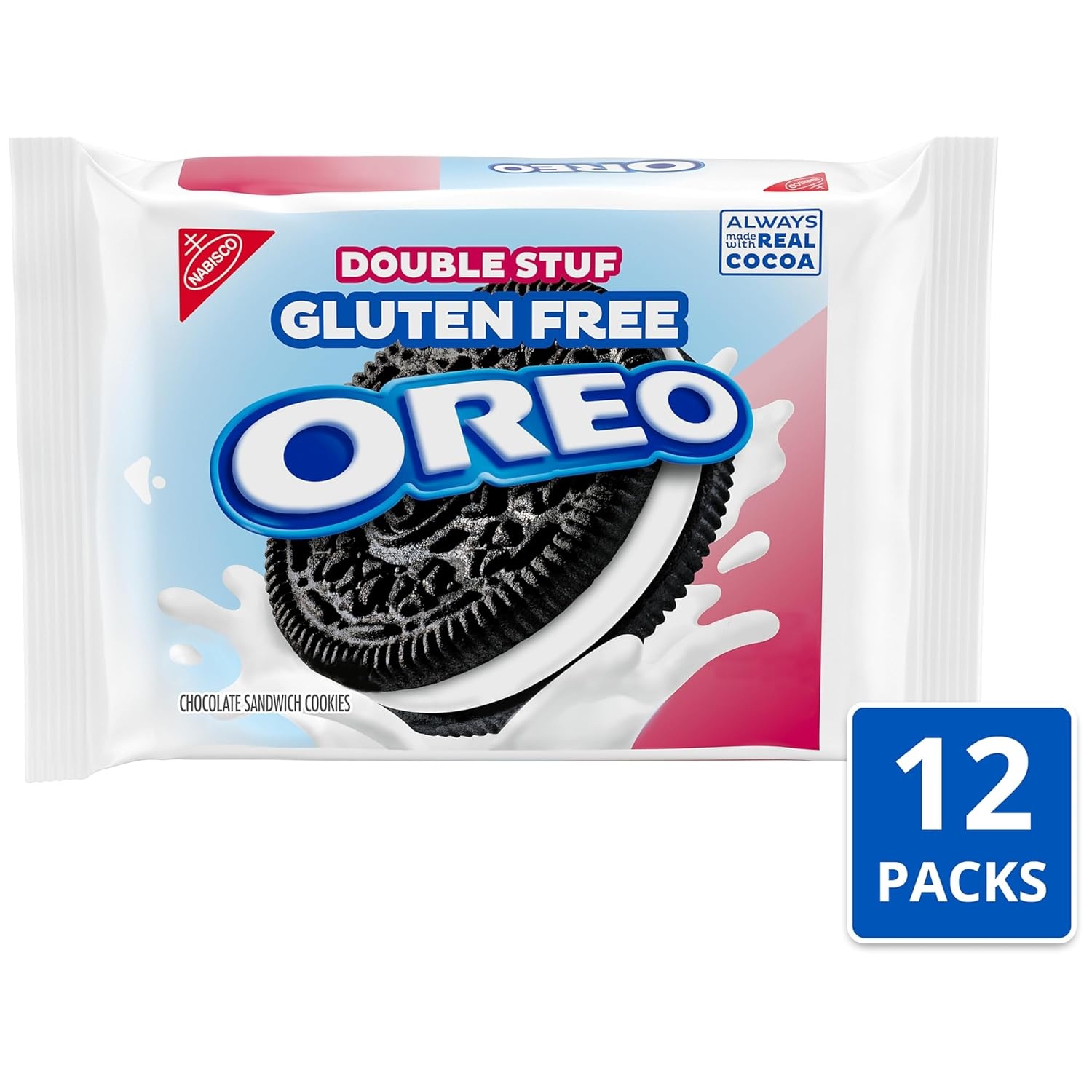 image:imageOreo Mega Stuf Chocolate Sandwich Cookies Family Size 176 Ounce1247 Ounce Pack of 12