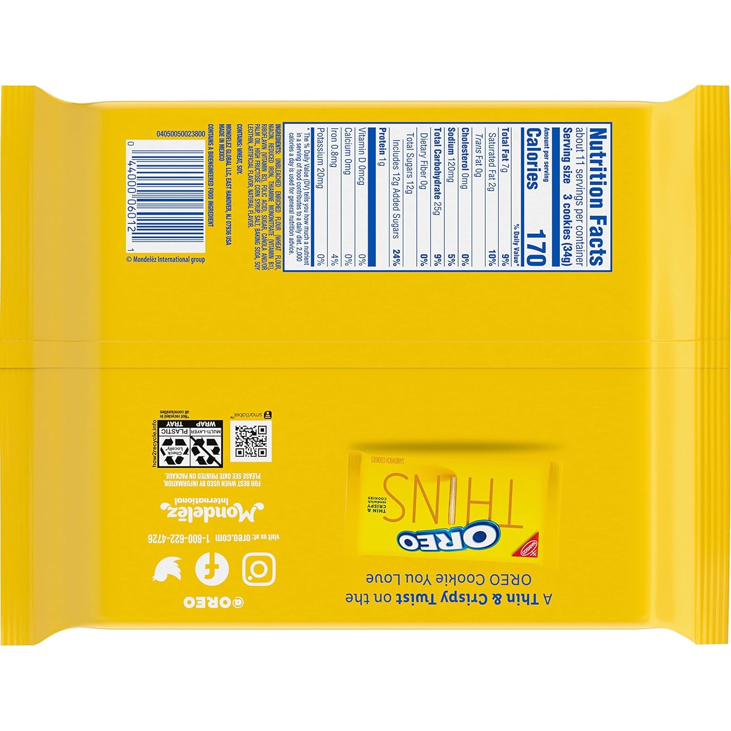 image:imageOreo Mega Stuf Chocolate Sandwich Cookies Family Size 176 Ounce1329 Ounce Pack of 12