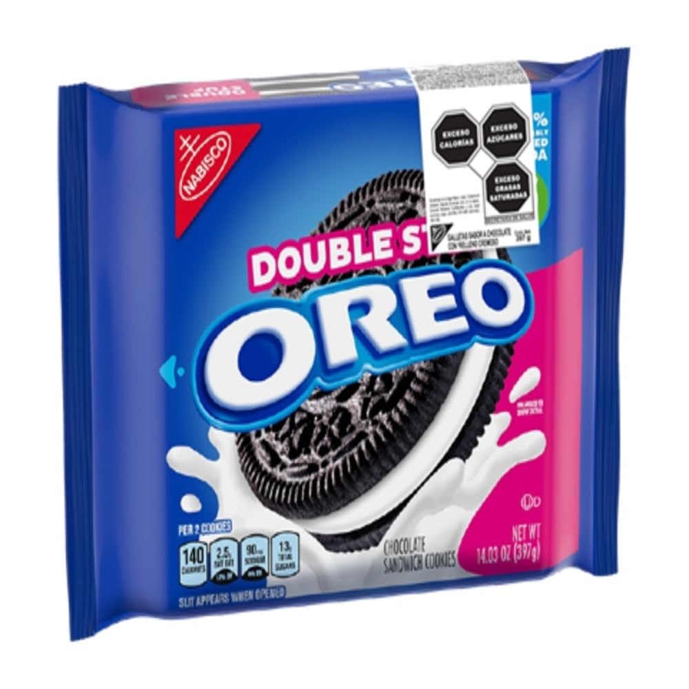 image:imageOreo Mega Stuf Chocolate Sandwich Cookies Family Size 176 Ounce1403 Ounce Pack of 12