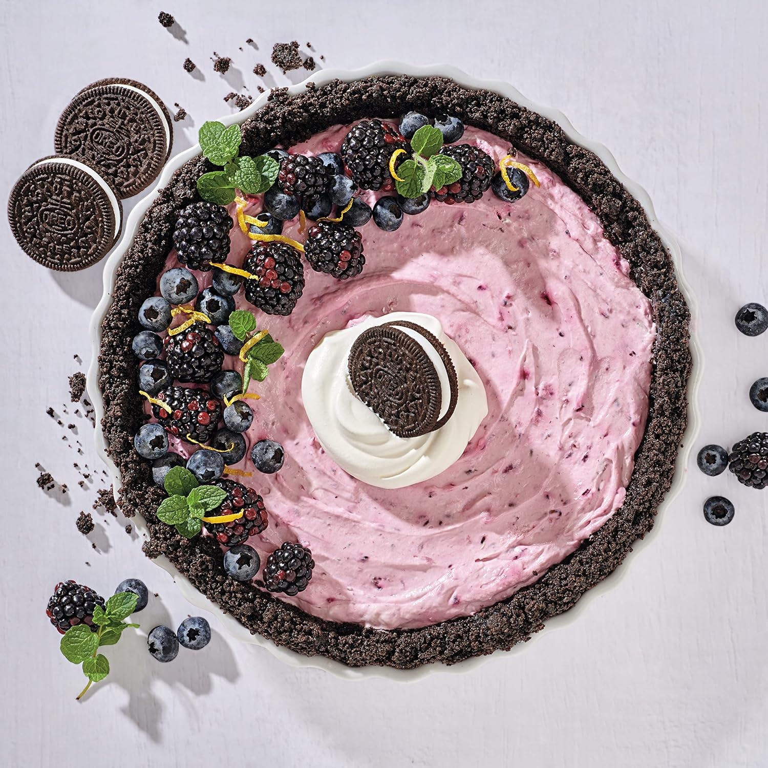 image:imageOreo Mega Stuf Chocolate Sandwich Cookies Family Size 176 Ounce1403 Ounce Pack of 12