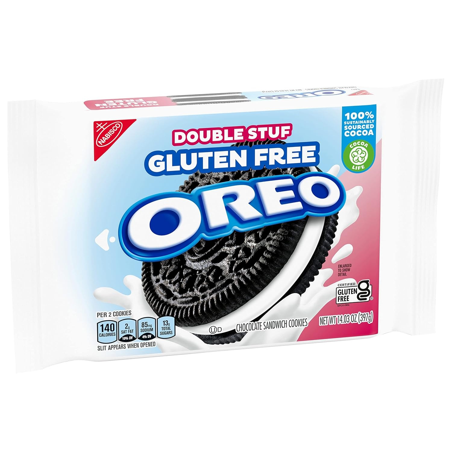 image:imageOreo Mega Stuf Chocolate Sandwich Cookies Family Size 176 Ounce1403 Ounce Pack of 12