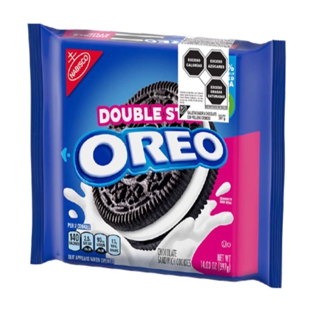image:imageOreo Mega Stuf Chocolate Sandwich Cookies Family Size 176 Ounce1403 Ounce Pack of 12