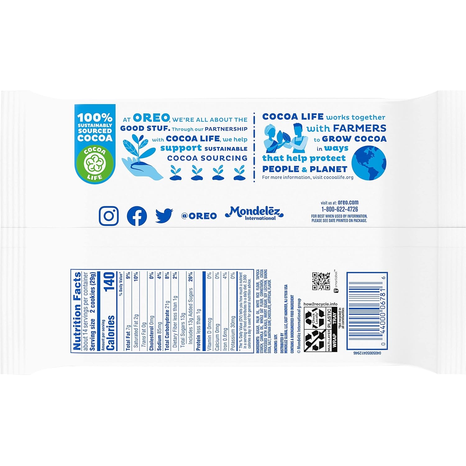 image:imageOreo Mega Stuf Chocolate Sandwich Cookies Family Size 176 Ounce1403 Ounce Pack of 12