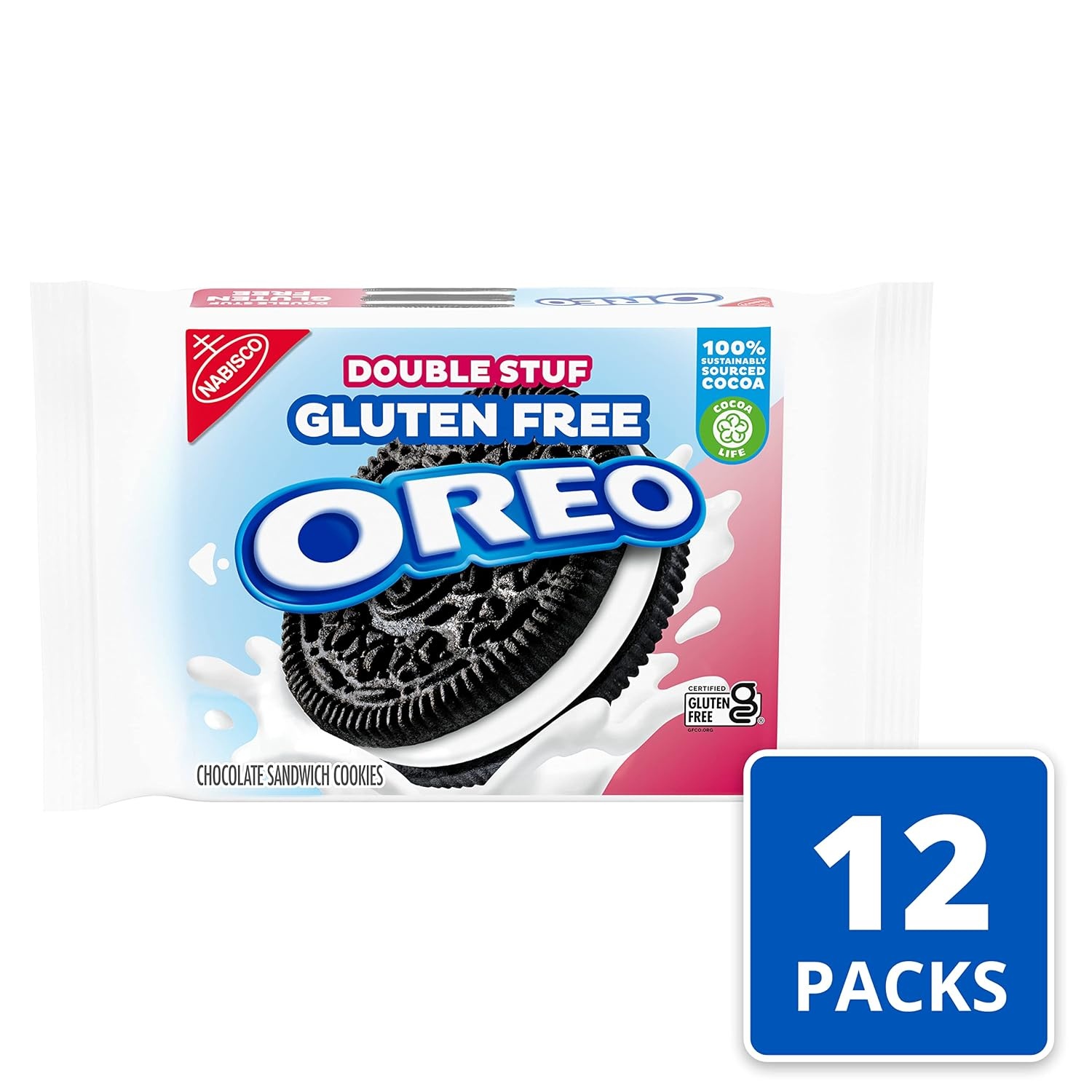 image:imageOreo Mega Stuf Chocolate Sandwich Cookies Family Size 176 Ounce1403 Ounce Pack of 12