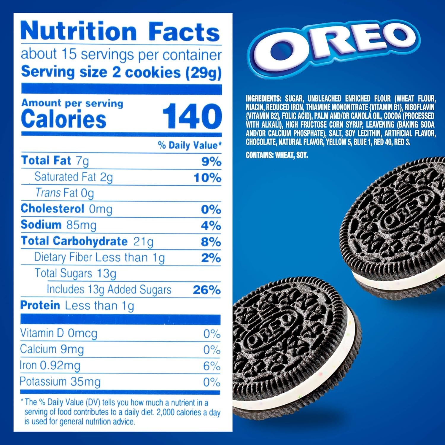 image:imageOreo Mega Stuf Chocolate Sandwich Cookies Family Size 176 Ounce1525 Ounce Pack of 1