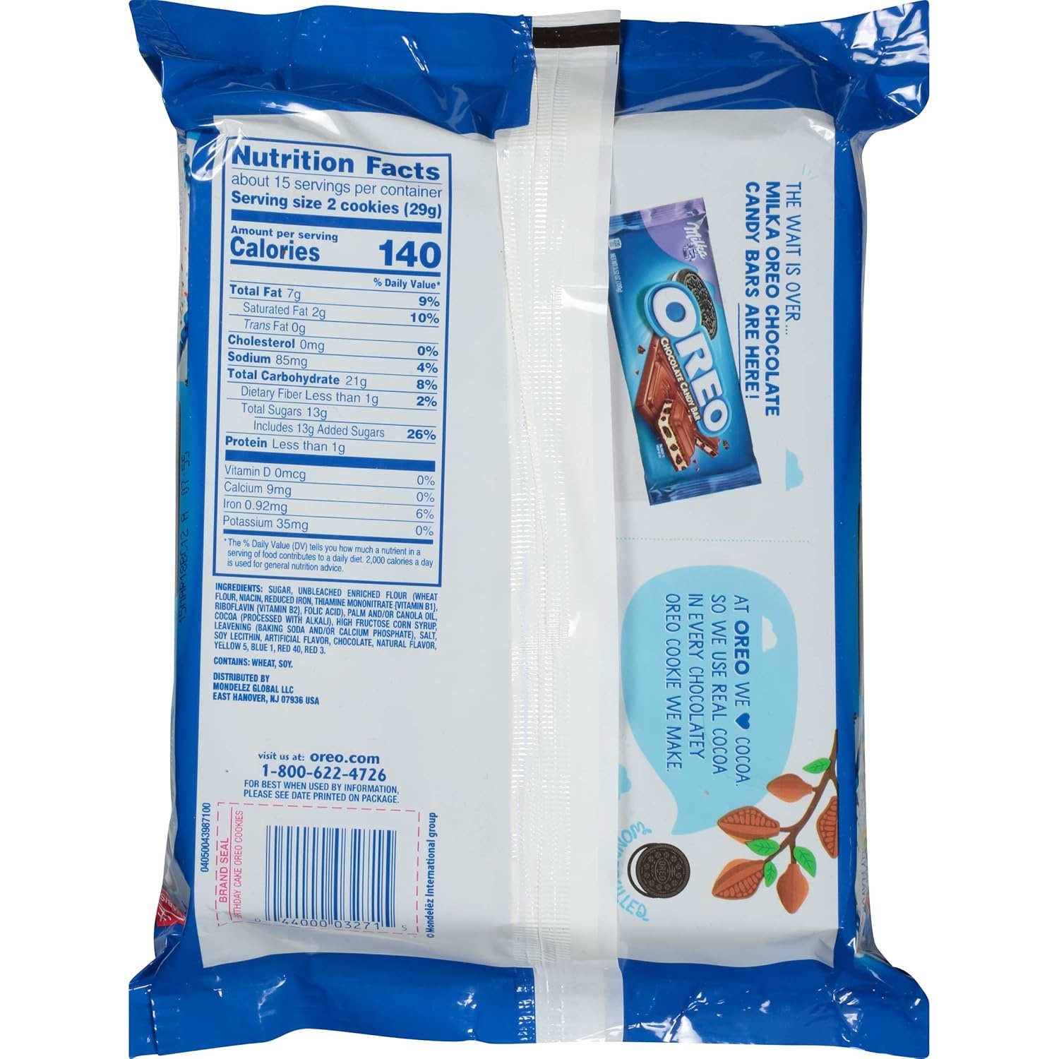 image:imageOreo Mega Stuf Chocolate Sandwich Cookies Family Size 176 Ounce1525 Ounce Pack of 1