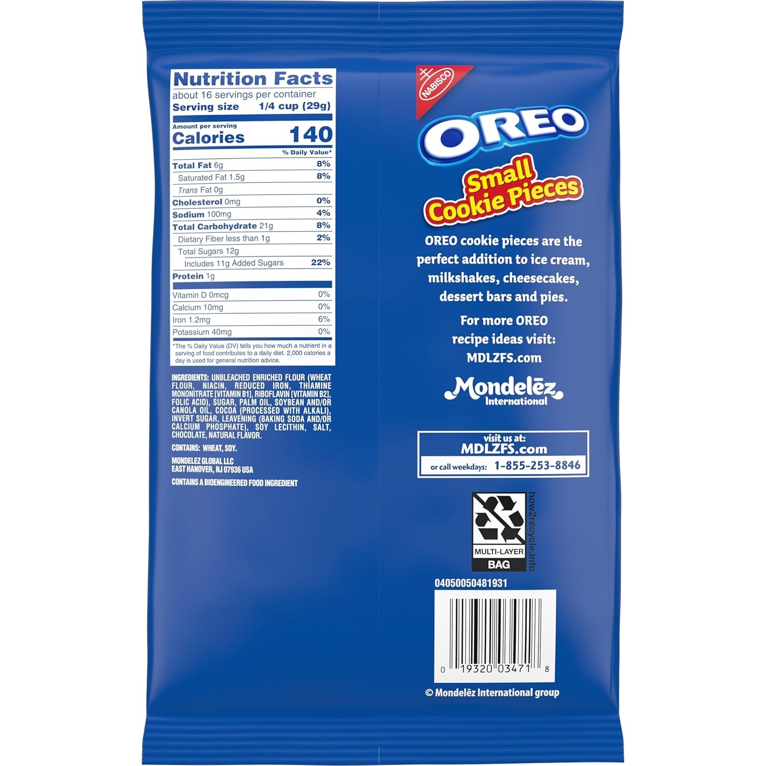 image:imageOreo Mega Stuf Chocolate Sandwich Cookies Family Size 176 Ounce16 Ounce Pack of 24