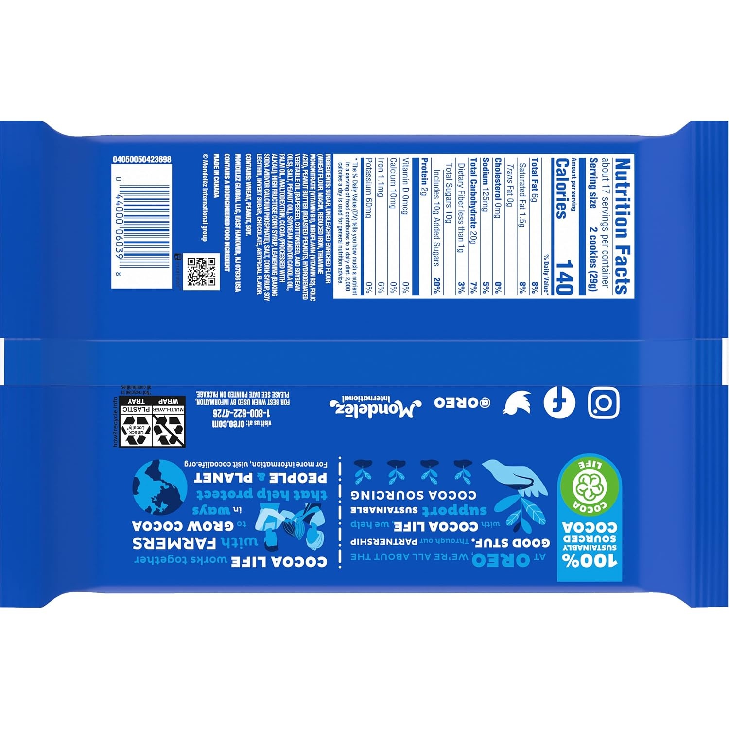 image:imageOreo Mega Stuf Chocolate Sandwich Cookies Family Size 176 Ounce1696 Ounce Pack of 3
