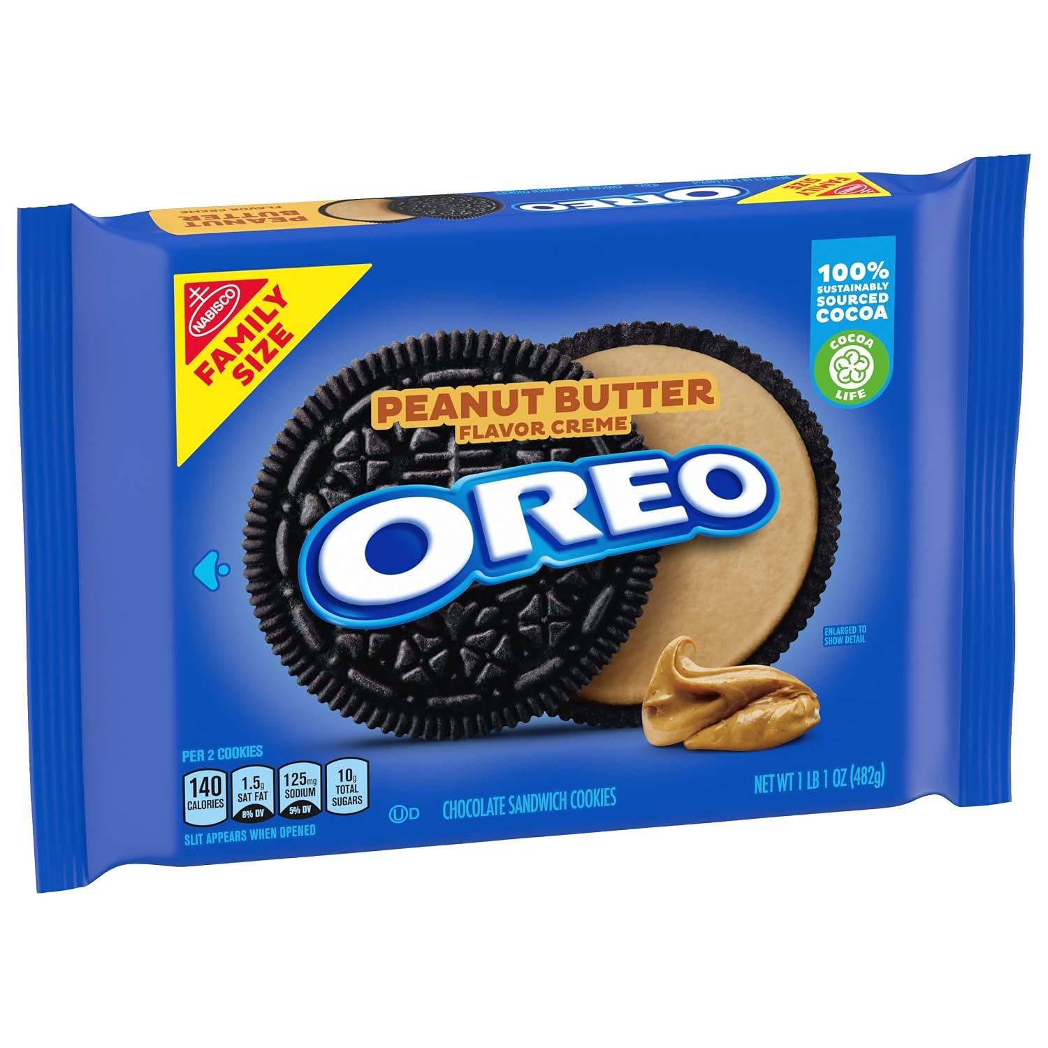 image:imageOreo Mega Stuf Chocolate Sandwich Cookies Family Size 176 Ounce1696 Ounce Pack of 3
