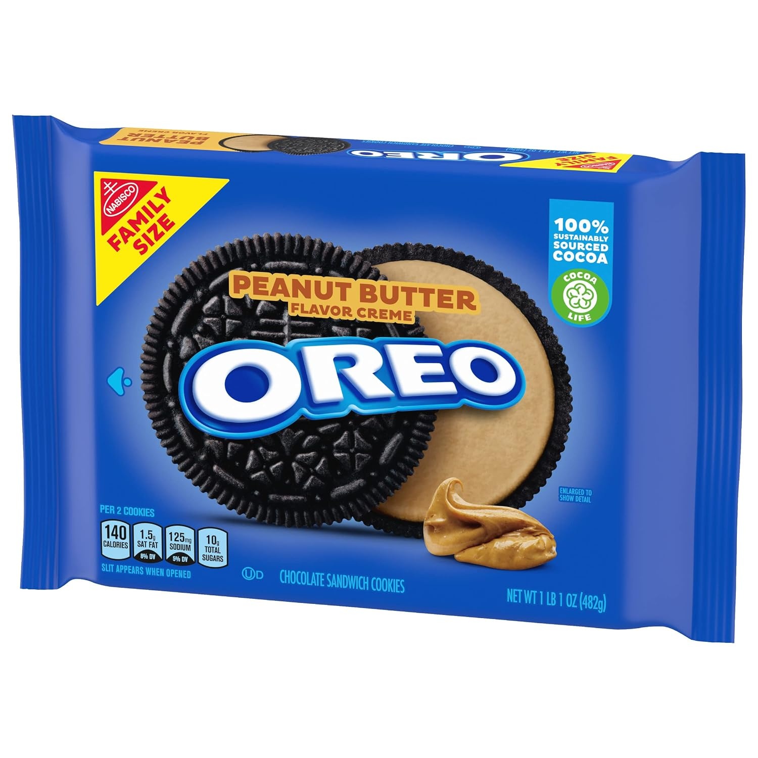 image:imageOreo Mega Stuf Chocolate Sandwich Cookies Family Size 176 Ounce1696 Ounce Pack of 3