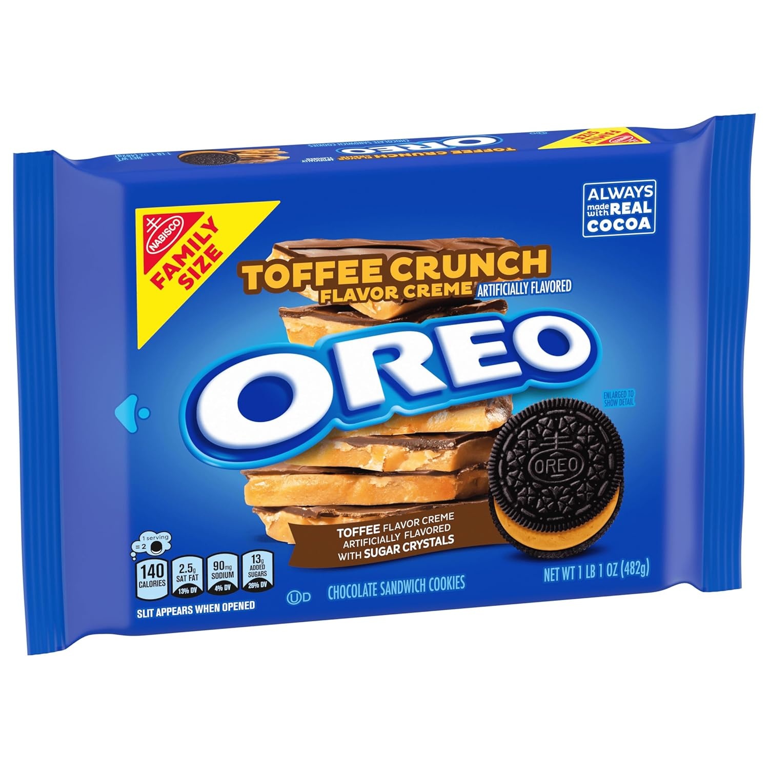 image:imageOreo Mega Stuf Chocolate Sandwich Cookies Family Size 176 Ounce17 Ounce Pack of 1