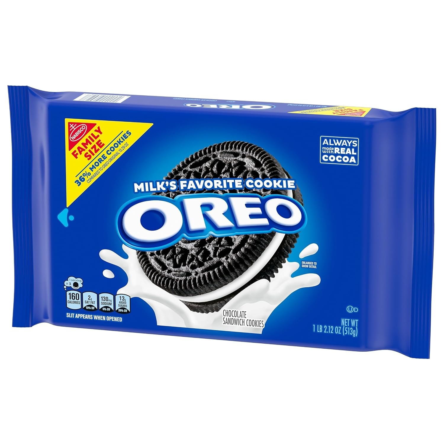 image:imageOreo Mega Stuf Chocolate Sandwich Cookies Family Size 176 Ounce1812 Ounce Pack of 1