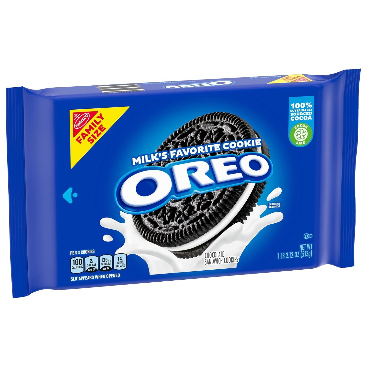 image:imageOreo Mega Stuf Chocolate Sandwich Cookies Family Size 176 Ounce1812 Ounce Pack of 2
