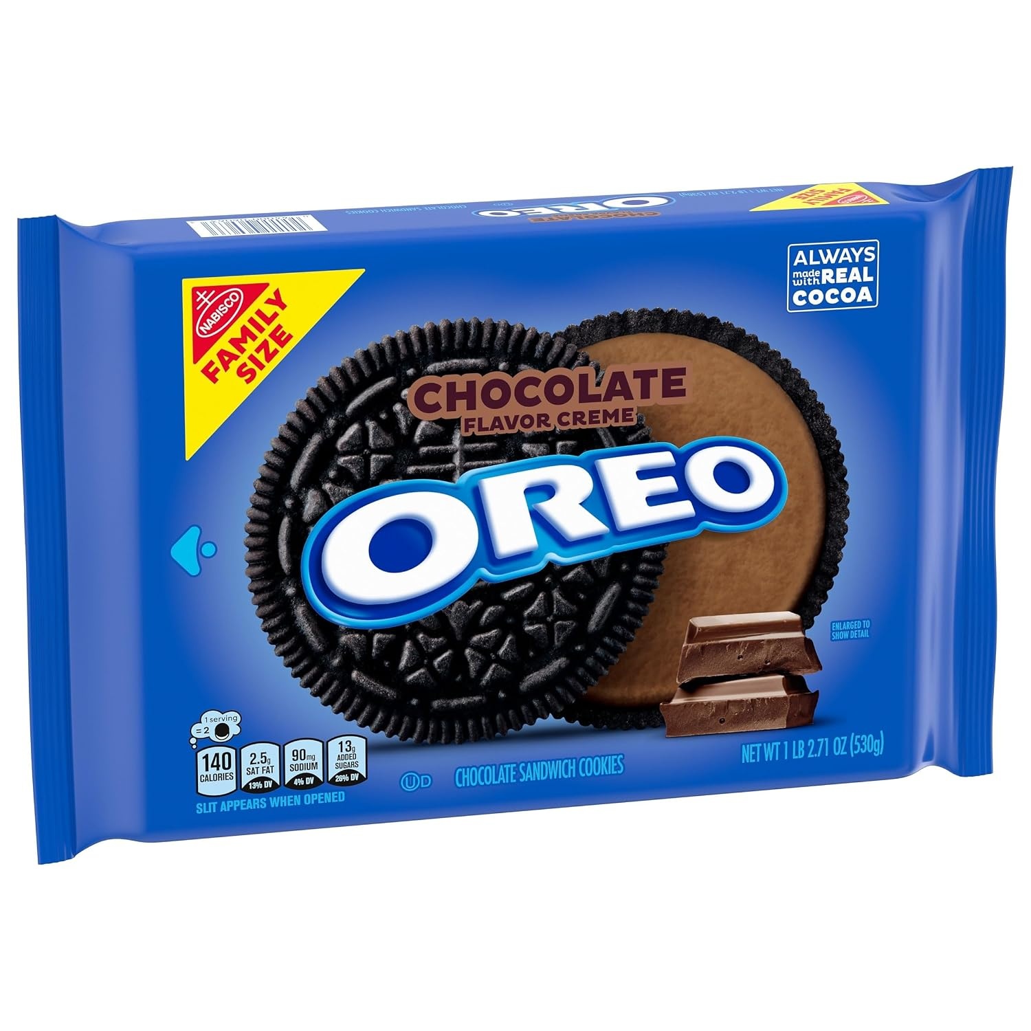 image:imageOreo Mega Stuf Chocolate Sandwich Cookies Family Size 176 Ounce1871 Ounce Pack of 1