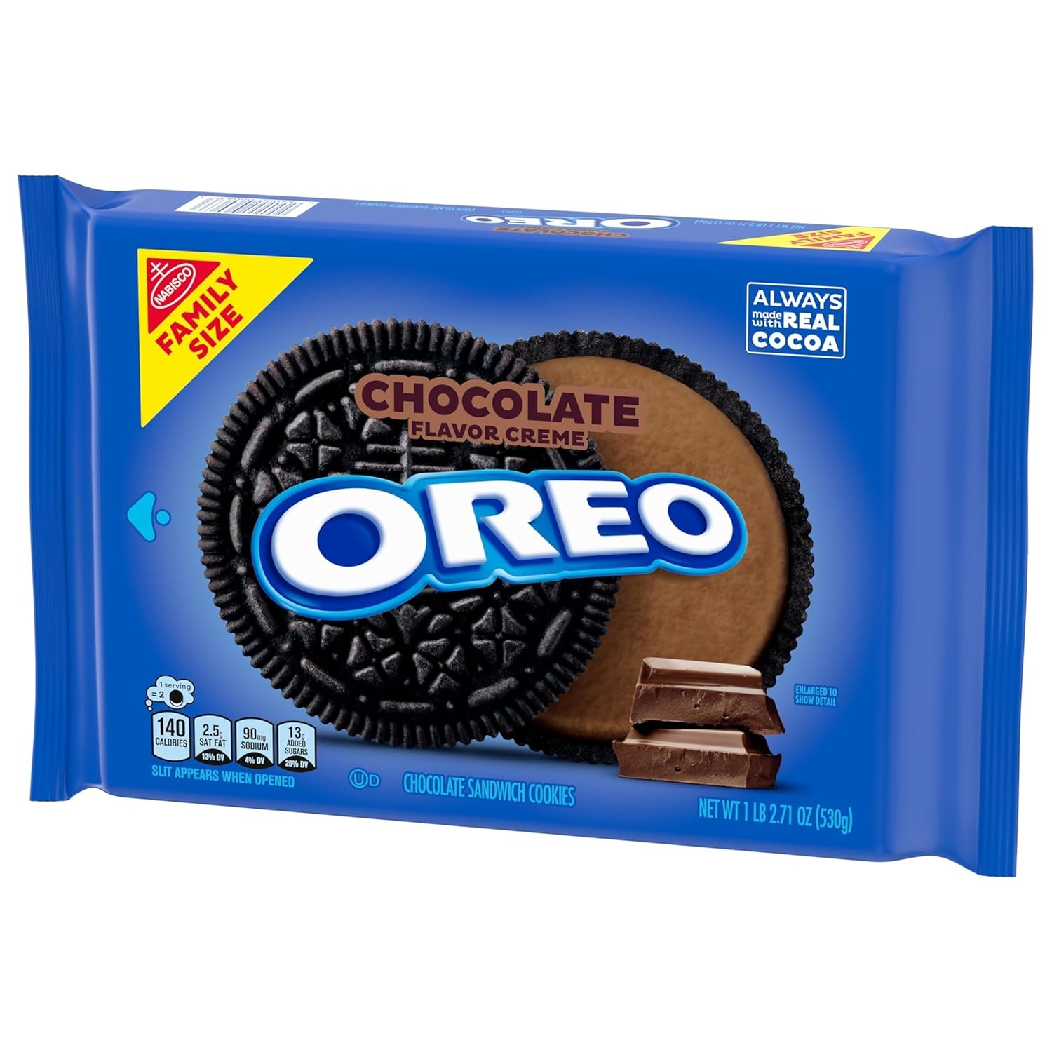 image:imageOreo Mega Stuf Chocolate Sandwich Cookies Family Size 176 Ounce1871 Ounce Pack of 12
