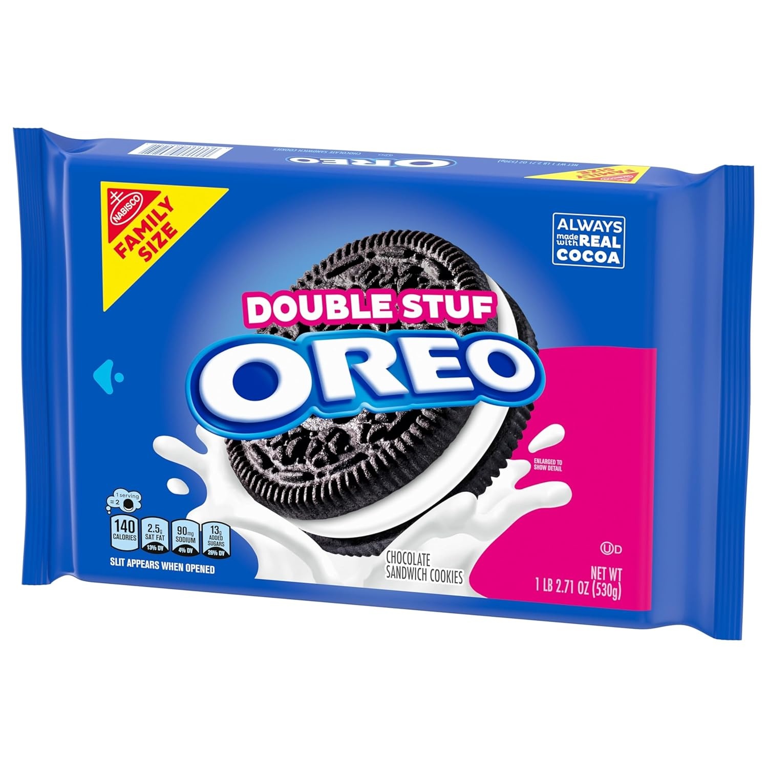 image:imageOreo Mega Stuf Chocolate Sandwich Cookies Family Size 176 Ounce1871 Ounce Pack of 12