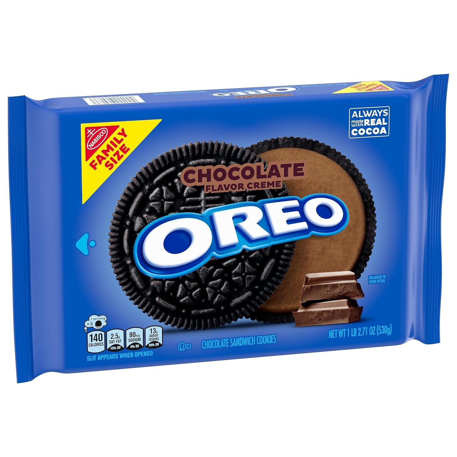 image:imageOreo Mega Stuf Chocolate Sandwich Cookies Family Size 176 Ounce1871 Ounce Pack of 2