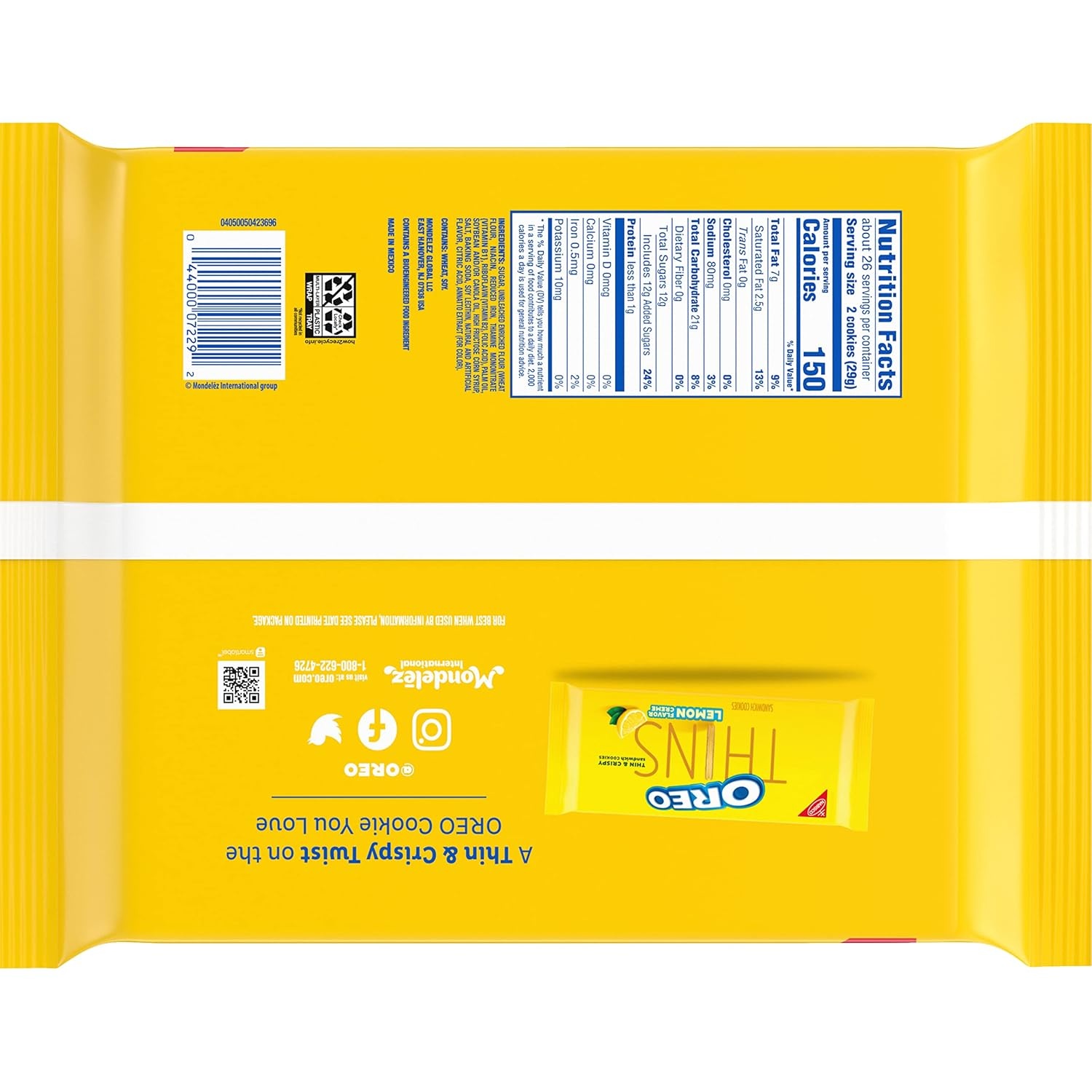 image:imageOreo Mega Stuf Chocolate Sandwich Cookies Family Size 176 Ounce267 Ounce Pack of 8