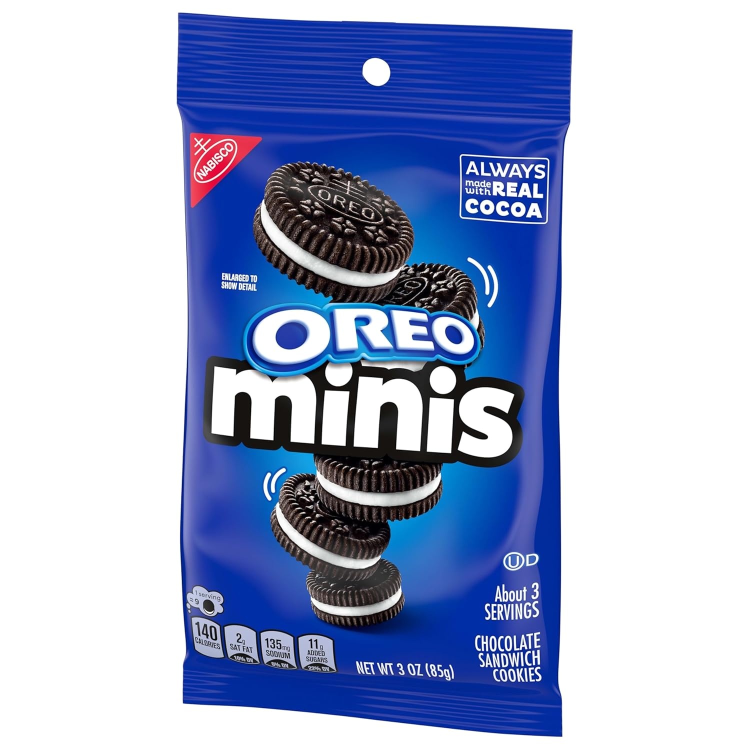 image:imageOreo Mega Stuf Chocolate Sandwich Cookies Family Size 176 Ounce3 Ounce Pack of 12