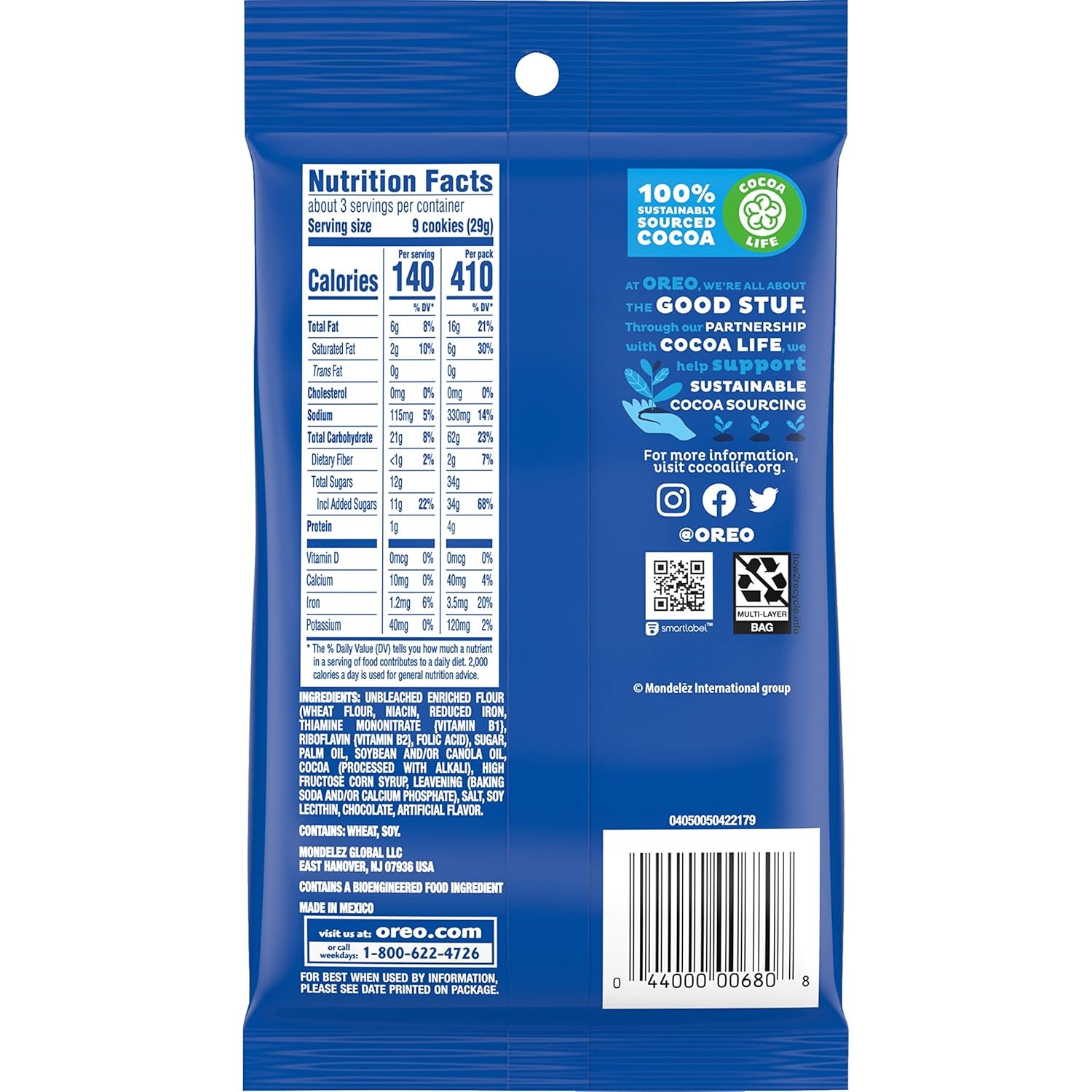 image:imageOreo Mega Stuf Chocolate Sandwich Cookies Family Size 176 Ounce3 Ounce Pack of 12