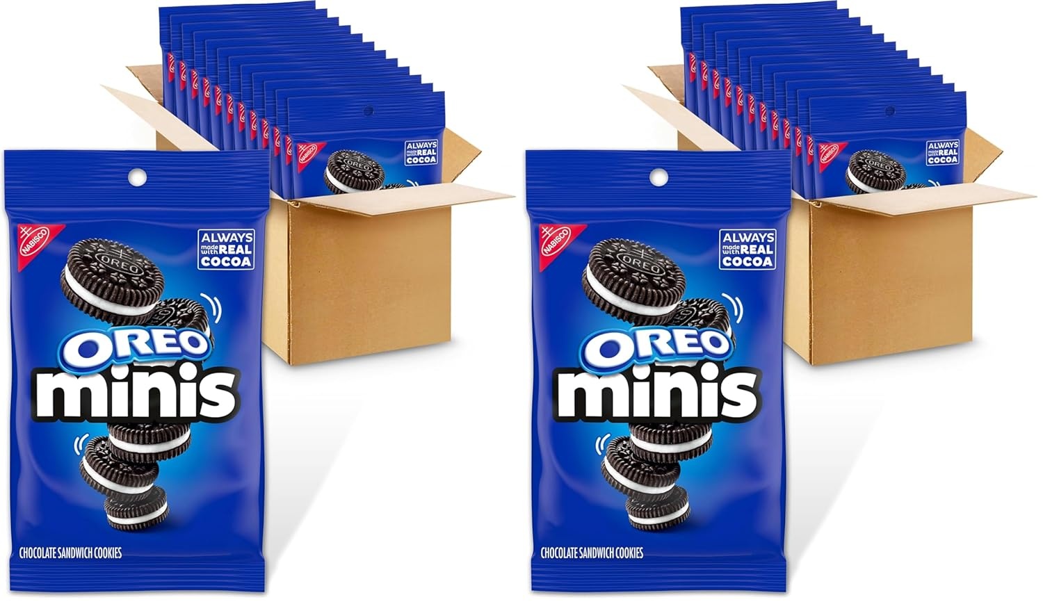 image:imageOreo Mega Stuf Chocolate Sandwich Cookies Family Size 176 Ounce3 Ounce Pack of 12