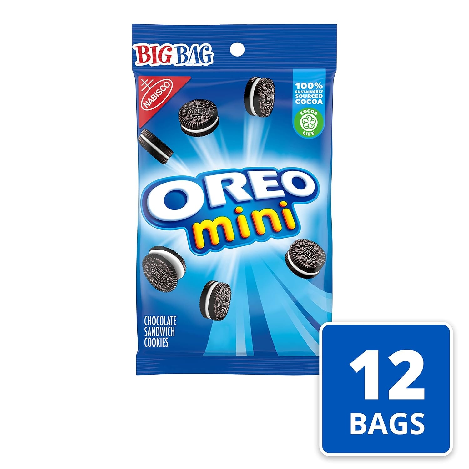 image:imageOreo Mega Stuf Chocolate Sandwich Cookies Family Size 176 Ounce3 Ounce Pack of 24